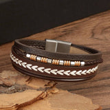 RETRO STAINLESS STEEL MAGNET BUCKLE BRACELET_CWAJE1461