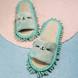 Washable Mop Slippers Mop Shoes Dusting Slippers