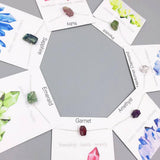 NATURAL CRYSTAL PENDANT NECKLACE WITH CARD_CWAJE1052