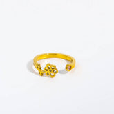 DECEMBER COLORED ZIRCONIA OPEN RING_CWMM5739