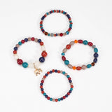 BOHEMIAN ELEPHANT CHARM BEADED BRACELET_CWAJE2210