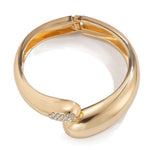 FASHIONABLE SPRING OPEN METAL SMOOTH BRACELET_CWMM3074