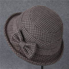 AUTUMN AND WINTER WARM BOW HAT_CWAH1790