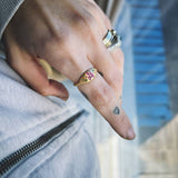 HAND PAINTED SWEET GRADIENT BOW RING_CWMM5741