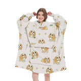 OUTDOOR HOODIE BLANKET PULLOVER FOR QUEUE TV TIME_CWAHA6525