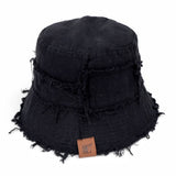 DOUBLE SIDED BUCKET HAT WITH LETTERING_CWAH1542