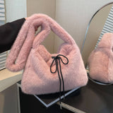 LEOPARD PRINT FLUFFY BAG WOMEN HANDBAG CROSSBODY_CUAB00543