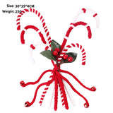 CHRISTMAS CANDY CANE BELL BOUQUET ORNAMENT_CWAJE5290
