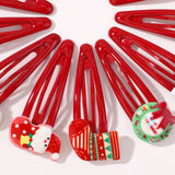 Christmas Candy Stocking Cartoon Drop Hair Clip