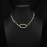 Womens All-Match Freshwater Pearl Necklace