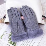 Simple Fleece Warm Breathable Gloves_Cwag0070