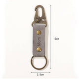 Vintage Leopard Weave Leather Keychain Pendant_Cwmm0579