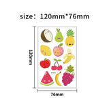 Waterproof Kids Sparkle Fruit Veggie Tattoos_Cwmm8258