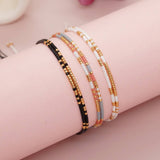 DOUBLE LAYER RICE BEAD HAND WOVEN BEADED BRACELET_CWMM3875