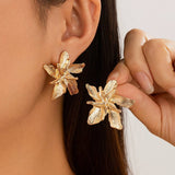 COOL AND SIMPLE RETRO FLOWER EARRINGS_CWAJE1814