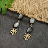 FASHIONABLE COLORFUL NATURAL ABALONE EARRINGS_CWMM4351