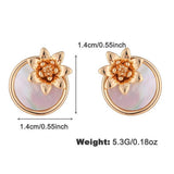 FASHION FLOWER SHELL NECKLACE JEWELRY SET_CWAJE2934