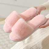 FAUX RABBIT FUR SLIPPERS FOR WOMEN_CWSHS0284