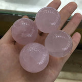 NATURAL ROSE QUARTZ CRYSTAL BALL_CWMM8113