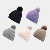 2024 NEW STYLE POM POM KNITTED HAT_CWAH1611