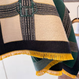 Colorblock Elegant Warm Faux Cashmere Scarf_Cwasc03452