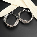 RETRO MULTI LAYERED LARGE HOOP EARRINGS_CWAJE1319