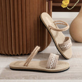 Women Linen Beach Sandals