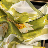 SILK SQUARE NECK SCARF FOR WOMEN 100 MULBERRY_CWASC0554