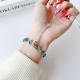 APPLE WATCH 9 CATS EYE METAL BRACELET STRAP_CWWW0064