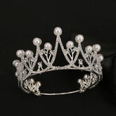 BRIDAL JEWELRY PEARL WEDDING CRYSTAL HEADDRESS_CWMM2020