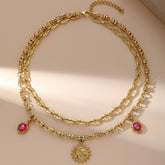 STAINLESS STEEL PENDANT TITANIUM STEEL NECKLACE_CWMM3575