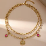 STAINLESS STEEL PENDANT TITANIUM STEEL NECKLACE_CWMM3575