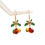 FASHION CHRISTMAS PENDANT COLORFUL BELL EARRINGS_CWMM2624