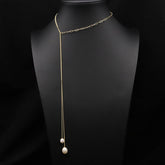 PERSONALIZED HIGH END LONG PEARL NECKLACE_CWAJE3903