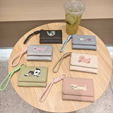 Cute Cartoon Cat Patch Trifold Short Wallet_Cwab06200