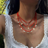 Vintage Tassel Pendant Alloy Multi-Layer Necklace_Cwmm3182