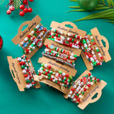 CHRISTMAS COMBINATION COLORFUL ELASTIC BRACELET_CWAJE2381