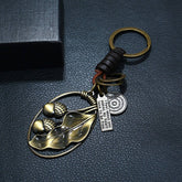 CREATIVE LEAF HANGING RETRO LEATHER KEYCHAIN_CWMM5026