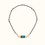 BOHEMIAN COLORFUL TAROT PENDANT NECKLACE_CWMM3794