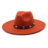 Women Fashion Casual Big Felt Hat Jazz Hat_Cwah0843