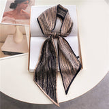 FASHIONABLE DOUBLE LAYER RIBBON ANGLED HEAD SCARF_CWASC1515
