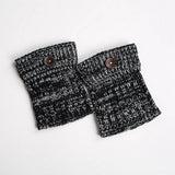 Winter Knee Pads Diamond Grid Plus Fleece Socks_Cwms0761
