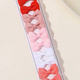 KIDS BOW HAIR CLIPS WITH NECK BOW DESIGN_CWAHA6727