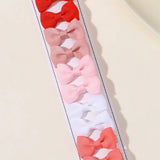 KIDS BOW HAIR CLIPS WITH NECK BOW DESIGN_CWAHA6727