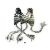 SWEET MIXED COLOR EARMUFFS KNITTED HAT_CWAH2049