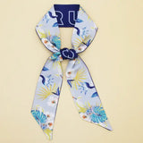 FLORAL PRINT TWILLY HEAD SCARF_CWASC0076