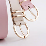 RING HOLE PIN BUCKLE DECORATIVE AMERICAN BELT_CWASC0582