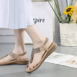 CRYSTAL BEADED DECORATIVE PINCH TOE SANDALS_CWSHS0507