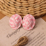 NEW VINTAGE SIMIAN GRASS VINE WOVEN EARRINGS_CWAJE4011