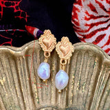 Trendy Designer Heart Stainless Earrings